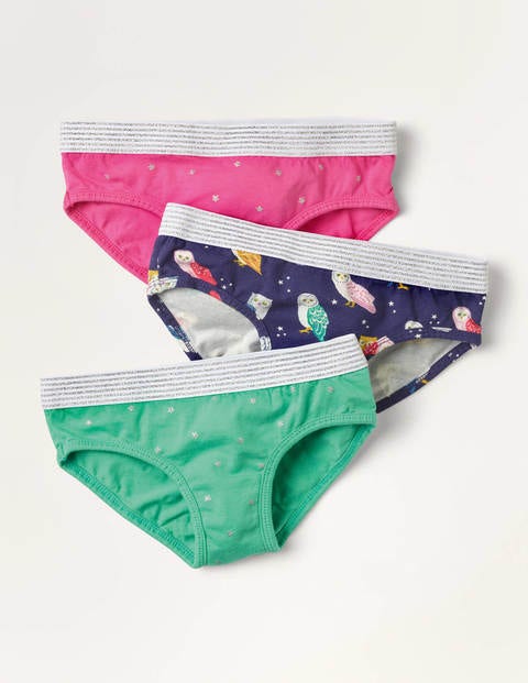Underwear 3 Pack - Starboard Blue Owls Underwear 3 Pack - Starboard Blue Owls