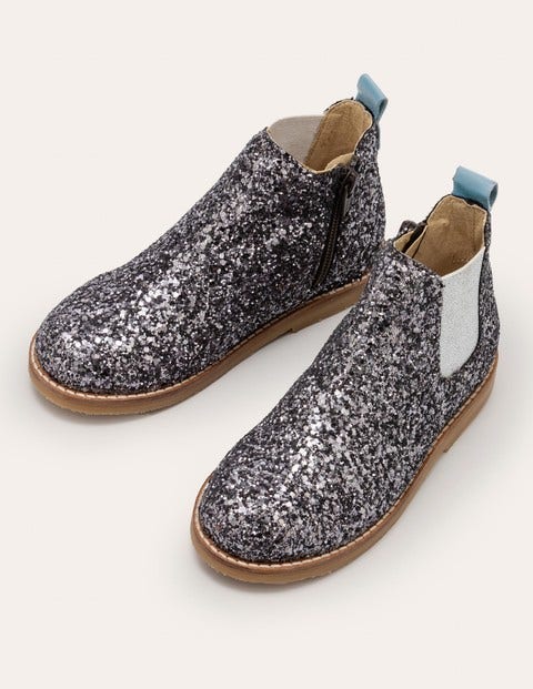 sparkly chelsea boots