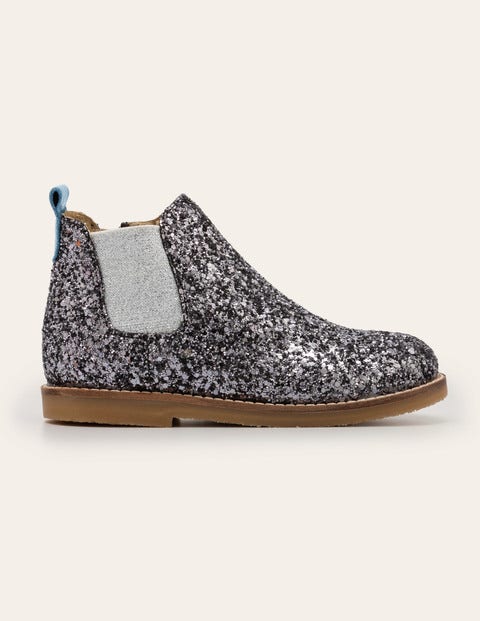 Chelsea-Boots aus Leder - Mystisch/Metallic-Glitzer Chelsea-Boots aus Leder - Mystisch/Metallic-Glitzer