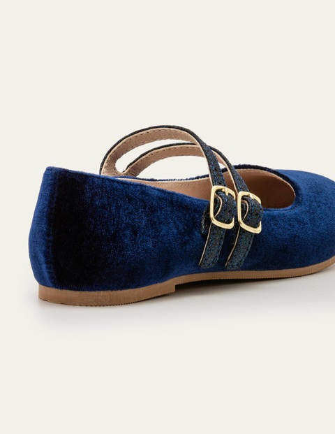 Double Strap Shoes - College Navy Double Strap Shoes - College Navy