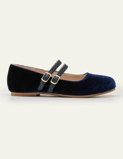 Double Strap Shoes - College Navy Double Strap Shoes - College Navy