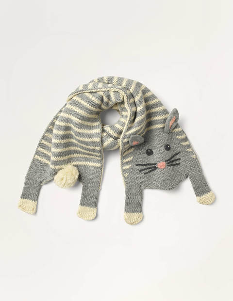 Fun Bunny Scarf - Grey Marl Fun Bunny Scarf - Grey Marl