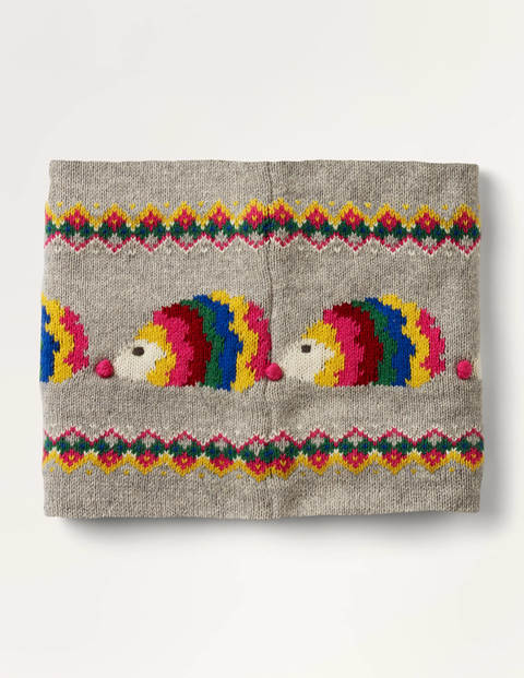 Snood hérisson cosy - Gris chiné Snood hérisson cosy - Gris chiné