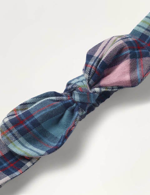 Bow Headbands 2 Pack - Multi Hotchpotch Check Bow Headbands 2 Pack - Multi Hotchpotch Check