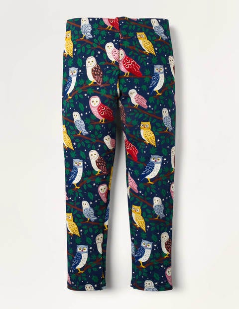 Fun Cosy Leggings - College Navy Owls Fun Cosy Leggings - College Navy Owls