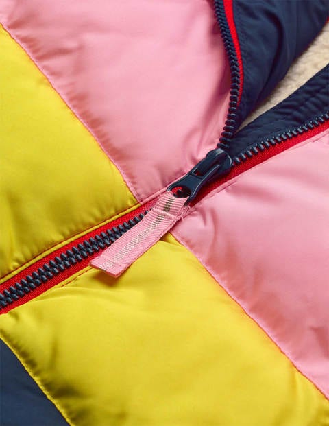Cosy Padded Jacket - Multi Rainbow Cosy Padded Jacket - Multi Rainbow