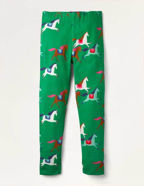 Fun Leggings - Highland Green Horses Fun Leggings - Highland Green Horses