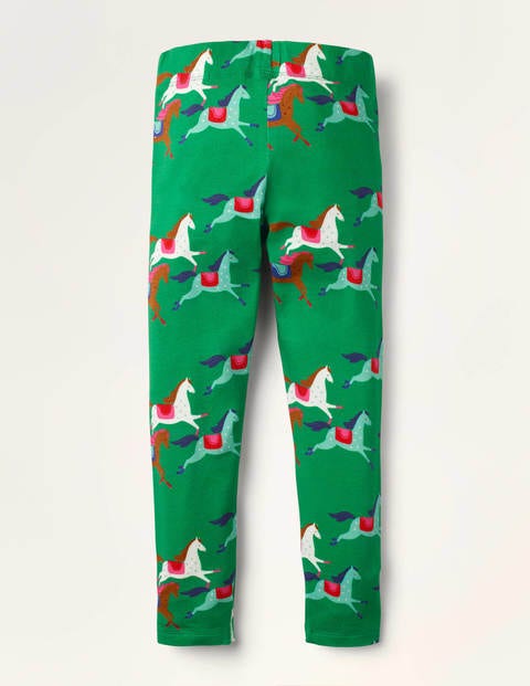 Fun Leggings - Highland Green Horses Fun Leggings - Highland Green Horses