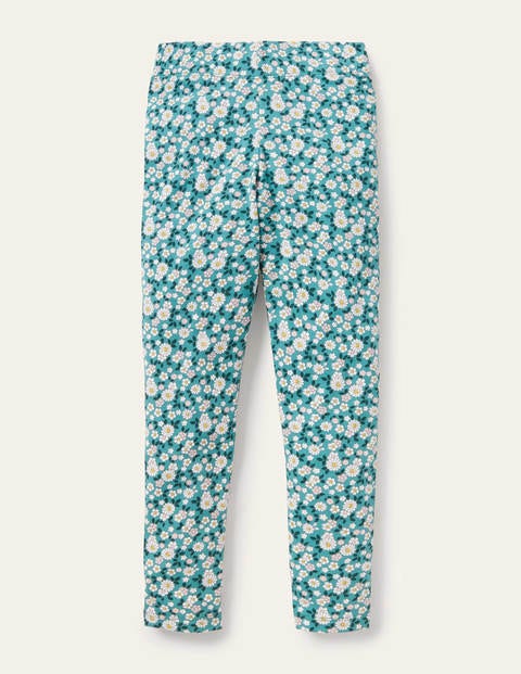 Fun Leggings - Sardinia Green Vintage Daisy Fun Leggings - Sardinia Green Vintage Daisy