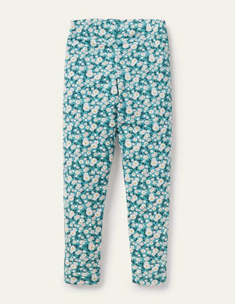 Fun Leggings - Sardinia Green Vintage Daisy Fun Leggings - Sardinia Green Vintage Daisy