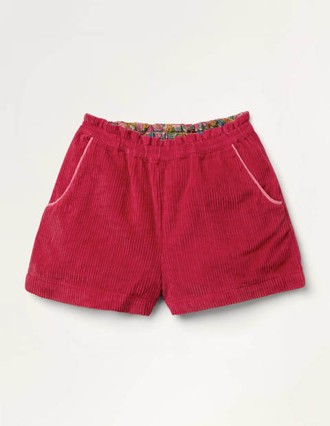 Chunky Cord Shorts - Rockabilly Red Chunky Cord Shorts - Rockabilly Red