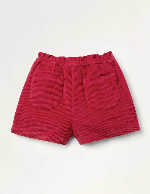 Chunky Cord Shorts - Rockabilly Red Chunky Cord Shorts - Rockabilly Red
