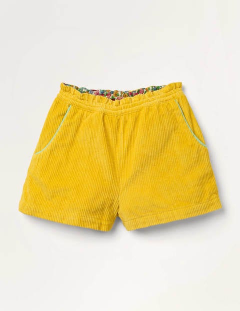 Chunky Cord Shorts - Honeycomb Yellow Chunky Cord Shorts - Honeycomb Yellow