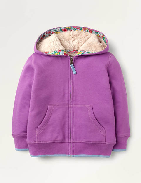 Shaggy-Lined Hoodie - Light Clover Purple Shaggy-Lined Hoodie - Light Clover Purple