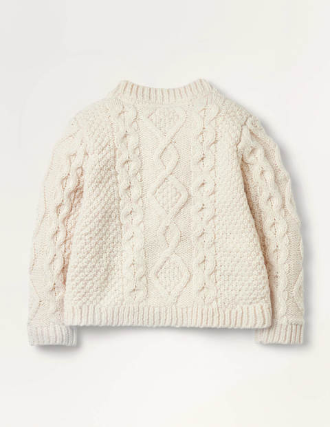 Gilet torsadé - Écru chiné Gilet torsadé - Écru chiné