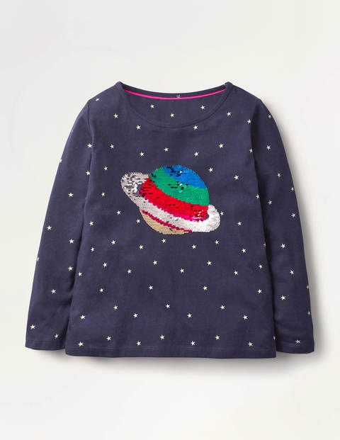 Colour-change Sequin T-shirt - Starboard Blue Planet Colour-change Sequin T-shirt - Starboard Blue Planet