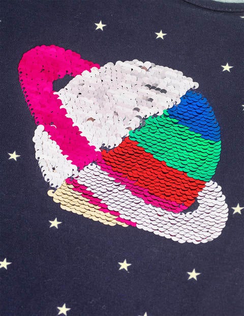 Colour-change Sequin T-shirt - Starboard Blue Planet Colour-change Sequin T-shirt - Starboard Blue Planet