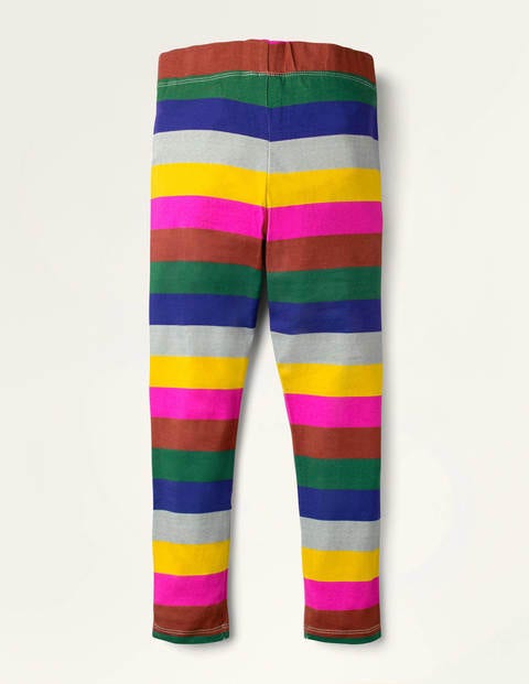 Fun Appliqué Leggings - Multi Stripe Cat Fun Appliqué Leggings - Multi Stripe Cat