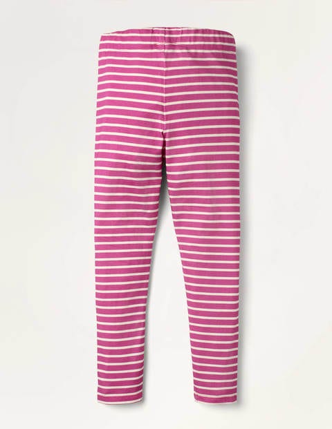 Fun Appliqué Leggings - Pink/ Ivory Horse Knees Fun Appliqué Leggings - Pink/ Ivory Horse Knees