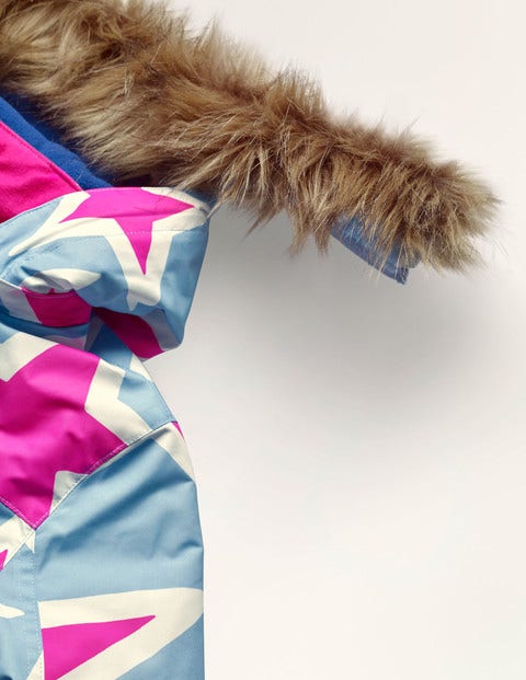 All-weather Waterproof Jacket - Frost Blue Stars All-weather Waterproof Jacket - Frost Blue Stars