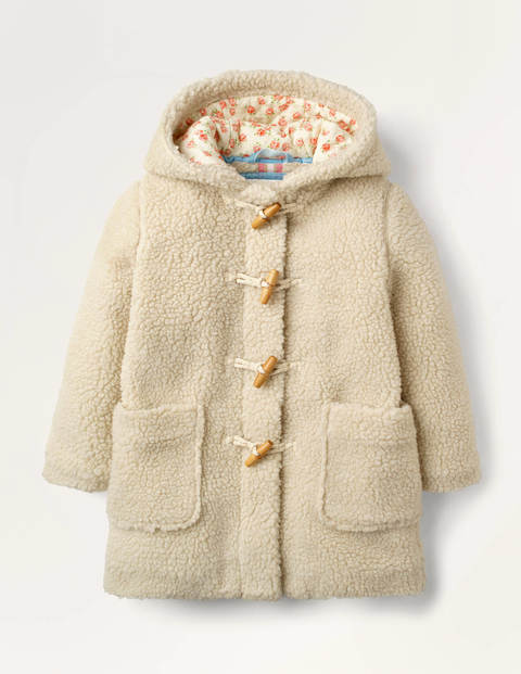 Cosy Borg Duffle Coat - Oatmeal Cosy Borg Duffle Coat - Oatmeal