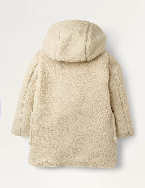Cosy Borg Duffle Coat - Oatmeal Cosy Borg Duffle Coat - Oatmeal