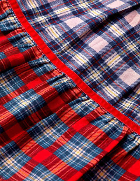 Tiered Woven Dress - Multi Check Tiered Woven Dress - Multi Check