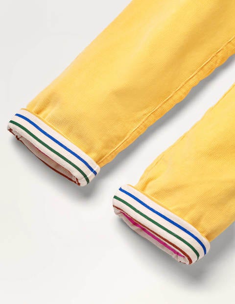 Lined Pull-on Cord Pants - Honeycomb Yellow Lined Pull-on Cord Pants - Honeycomb Yellow