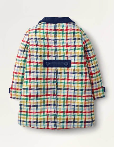 Manteau en laine merveilleux - Carreaux multi Manteau en laine merveilleux - Carreaux multi
