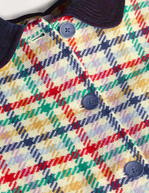 Manteau en laine merveilleux - Carreaux multi Manteau en laine merveilleux - Carreaux multi