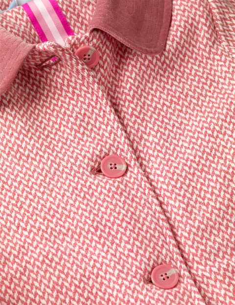 Wunderhübscher Wollmantel - Helles Pink, Herzen Wunderhübscher Wollmantel - Helles Pink, Herzen
