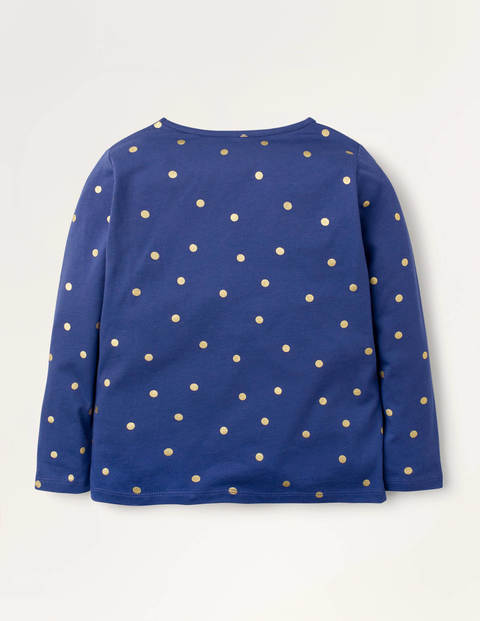 T-Shirt mit majestätischen Tieren - Segelblau, Eule T-Shirt mit majestätischen Tieren - Segelblau, Eule