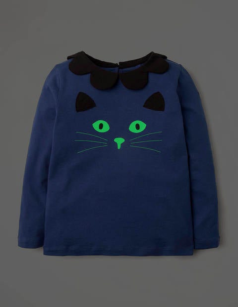 Glow-in-the-dark Cat Top - Blue Glow In The Dark Cat Glow-in-the-dark Cat Top - Blue Glow In The Dark Cat