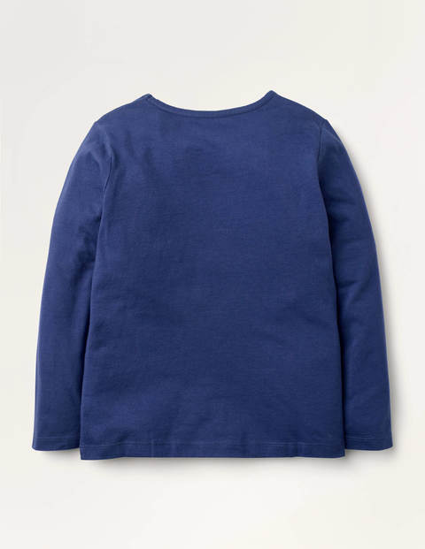 Animal Appliqué T-shirt - Starboard Blue Squirrel Animal Appliqué T-shirt - Starboard Blue Squirrel
