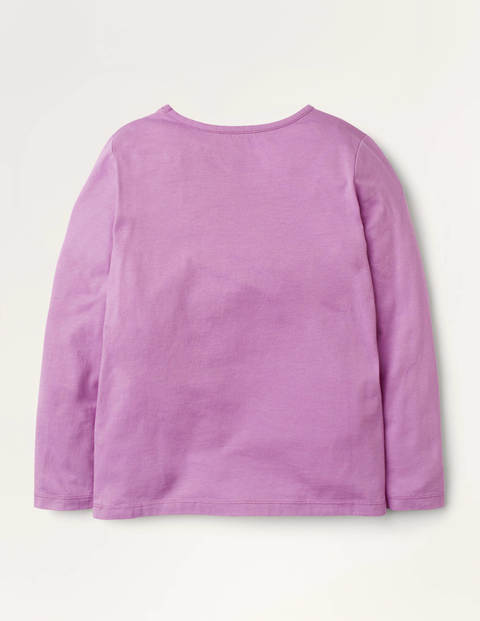 Animal Appliqué T-shirt - Lupin Purple Bunny Animal Appliqué T-shirt - Lupin Purple Bunny