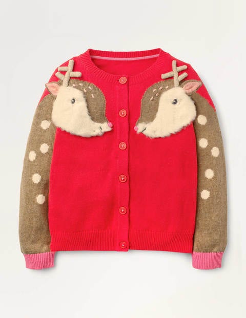 reindeer cardigan