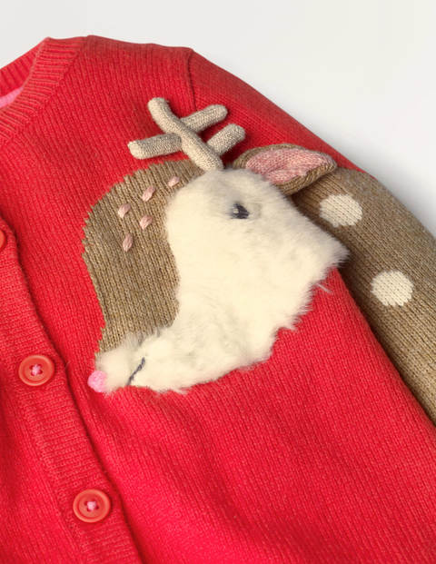 Gilet cosy Festive Fun - Renne rouge piment Gilet cosy Festive Fun - Renne rouge piment
