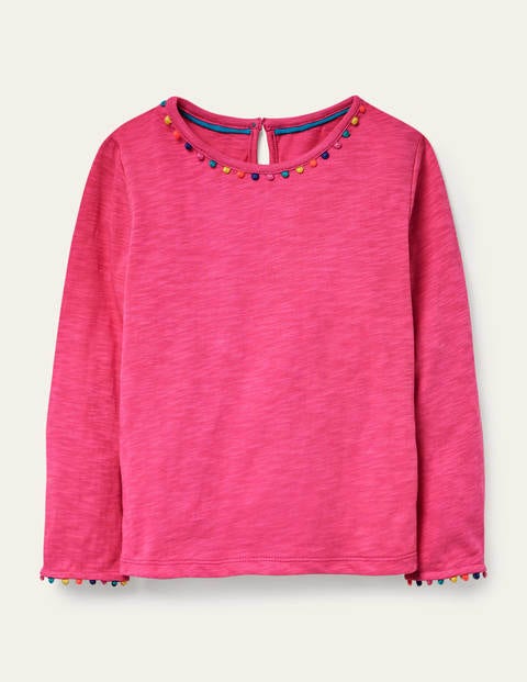 Long Sleeve Charlie T-shirt - Party Pink Long Sleeve Charlie T-shirt - Party Pink