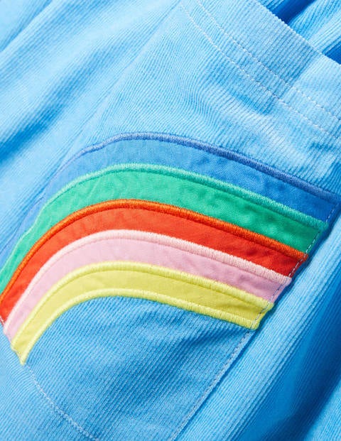 Rainbow Pocket Woven Skirt - Frosted Blue Rainbow Rainbow Pocket Woven Skirt - Frosted Blue Rainbow