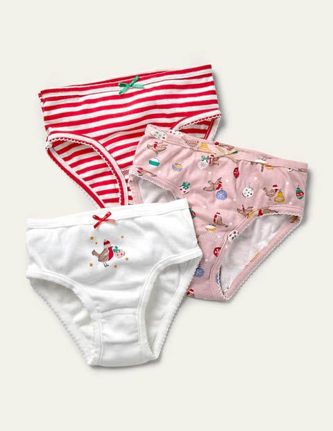 Christmas Underwear 3 Pack - Festive Multi Christmas Underwear 3 Pack - Festive Multi