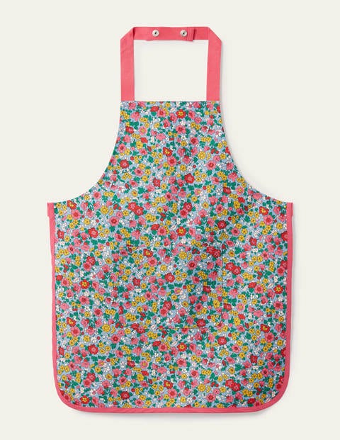 Tablier imprimé - Motif floral vintage bleu Tablier imprimé - Motif floral vintage bleu