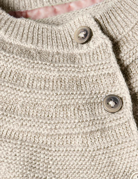 Baumwollkaschmircardigan - Goldglitzer, Regenbogen Baumwollkaschmircardigan - Goldglitzer, Regenbogen