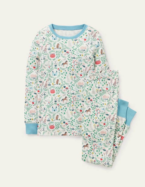 Cosy Long John Pyjamas - Ivory Fairytail Cosy Long John Pyjamas - Ivory Fairytail