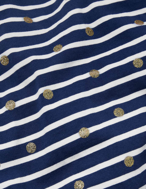 Everyday Breton - Navy/ Ivory Glitter Spot Everyday Breton - Navy/ Ivory Glitter Spot
