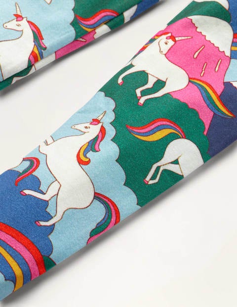 Fun Leggings - Multi Unicorn Mountain