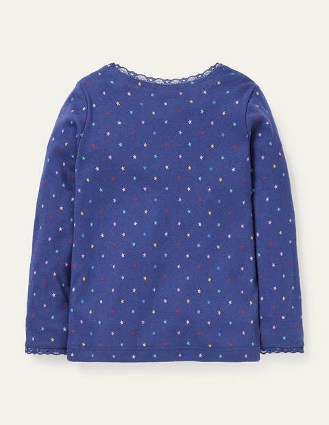 Supersoft Pointelle T-shirt - Starboard Multi Little Star Supersoft Pointelle T-shirt - Starboard Multi Little Star
