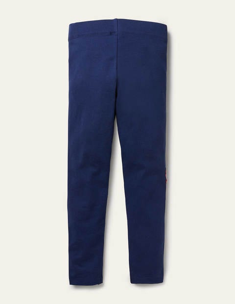 Fröhliche Leggings mit Applikation - Segelblau, Rentier Fröhliche Leggings mit Applikation - Segelblau, Rentier