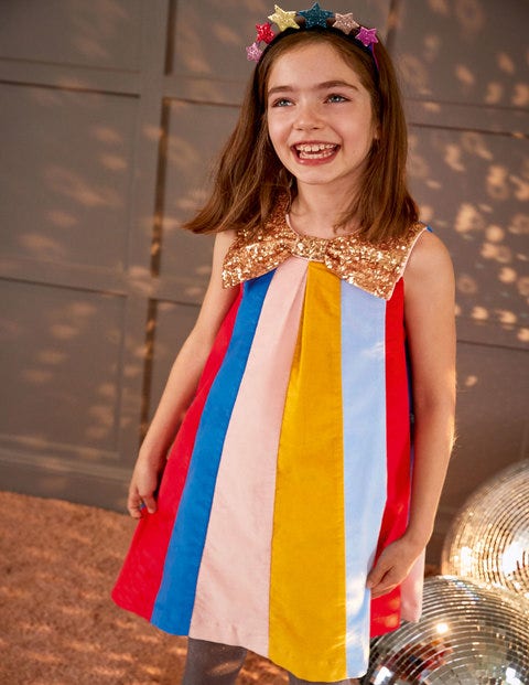 boden sparkly spot party dress