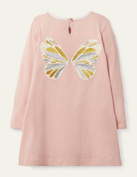 Festliches Kleid mit großer Applikation - Delfinrosa, Ballerina Festliches Kleid mit großer Applikation - Delfinrosa, Ballerina
