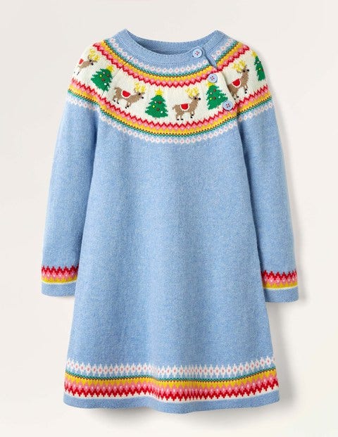 mini boden reindeer dress